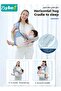 2 In-1 Baby Wraps Carrier Infants Wrap And Nursing Cover, Soft Comfortable For Toddler 0-36 Month - 4