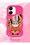 Poco C65 Compatible Case Camera Protector Red Silicone Couple Phone Case Rabbit Pattern - 2
