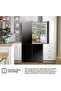 4 Door Refrigerator 583 Litres Net Capacity Glass Black - 7