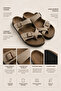 Comfort Anatomical Cork Sole Flip Flops Daily Slippers Unisex - 3