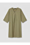 Original V-Neck Striped Modal Blend Dress - 5