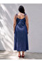 Original Rope Strap A-Line Jean Dress - 6