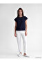 Original Oval Collar Embroidered Blouse - 2