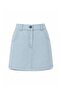 100% Cotton Thin Denim Light Blue Summer Girls' Skirt - 2