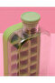 Green Ice Cube Water Cup With Straw - 4