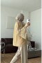 Flounced Sleeves Chiffon Scarf Lined Summer Blouse - 3