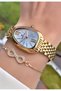 Gold Color - Women's Wristwatch - with Endless Bracelet Gift 010Dkl400-503 - 5