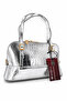 Elegant Silver Women's Shoulder and Hand Bag - 2