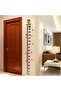 3D DIY Acrylic Height Growth Chart Wall Sticker for Kids Room, Door Decor with Heart Design, 0-160cm Measurement Scale