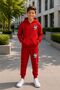 Armikids School Fashion Printed Zippered Tracksuit Set