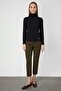 On Tri̇ko Turtleneck Basic Blouse 61433-26K - 4