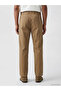 Ozmarka New Season Brown Relax Fit Dobby Men's Pleated Trousers - 4