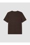 Peak New Season Brown Regular Fit Thin Fabric T-Shirt /03 - 6