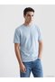 Peak New Season Blue Crew Neck Men's T-Shirt