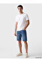 Vizyon New Season White Slim Fit Crew Neck Men's T-Shirt - 2