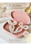 Pinterest 2-Piece Ribbon Bow Latch Buckle |   Elegant Large Hair Clip Accessory