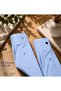 Slim Fit Comfortable Breathable Fabric Casual Classic Stylish Men's Blue Shirt - 5