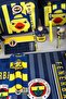 Licensed Yellow Collection Full Stationery Set 3D Printed Large Size School Folder with Handle and Pencil Bag, Water Bottle, Lunch Box Set - 2