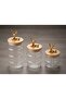 3-Piece Borosilicate Glass Deer Figured Striped Glass Jar Kitchen Set 350-500-700 ml - 4