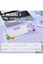 لوحة مفاتيح ميكانيكية لاسلكية ATTACK SHARK ajazz AK820 Pro قابلة للتبديل السريع مع شاشة TFT وأزرار بإضاءة RGB خلفية - 3