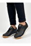 Men's black orthopedic lightweight sole daily sneaker walking shoes - 3