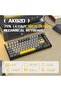 لوحة مفاتيح ميكانيكية لاسلكية ATTACK SHARK ajazz AK820 Pro قابلة للتبديل السريع مع شاشة TFT وأزرار بإضاءة RGB خلفية - 2