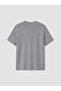 Gray Standard Fit Crew Neck Interlock Men's T-Shirt - 2