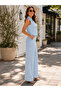 Textured Fabric Vest and Wide-Leg Pants Set - 2