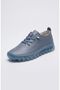 Women's Blue Comfort Orthopedic Genuine Leather Walking Shoes Soft Transparent Sole Casual Shoes