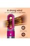 5 in 1 Hair Styler & Blow Dryer Brush, Hot Air Brush Set for Women with Curling Wand, Volumizer, Straightener & Dryer Attachments, Ionic Hair Dryer Brush for Salon Blowout, Smooth Curls & Frizz Contro - 2