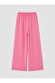 Pink Girl's Sweatpants with Elastic Waist - 2