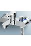 Bathtub faucet with handheld shower head, bathtub shower mix faucet, dual spouts, single handle bathtub mix faucet with handheld shower head... - 3