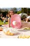 Snack box - 2-in-1 design - Keeps hands clean - Silicone lid with finger grooves - Reusable, ideal for travel and camping. - 4