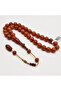 Fatouran Rosary – 33 Beads 10.5mm Reddish-Brown Round Prayer Tasbih 33.5g