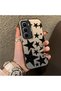 Infinix Hot 60I Compatible High-Quality Flat Print Black Star Pattern Cool Silicone Phone Case