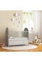 6-Piece Solid Wood Hooks, floral pattern knobs, single-hole beech handle, cabinet hardware with screws - 4