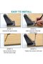 A set of 4 furniture legs, heavy-duty aluminum alloy cabinet legs, metal square angled sofa support legs, adjustable feet, tables, shelves... - 4