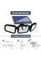 Two solar-powered outdoor lights, equipped with motion sensors, LED spotlights, 74 LED beads, and 360° rotation. - 2