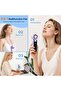 Portable handheld fan with cooling function and LED display, 5 wind speeds, 1200mAh USB rechargeable battery, 3 - in - 1 handheld/desktop folding... - 6