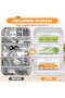 Refrigerator storage boxes, food prep with date tracking lids, airtight transparent 3.3L containers - 2
