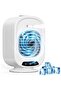 Portable portable air conditioner, 4 - in - 1 mini air conditioner, quiet operation, three fan speeds, 300ml water tank, USB interface, with mist...