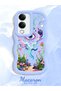 Vivo Y19 5G/19S 5G/Y19E Compatible Colored Psychedelic Eye Mushroom Drawing Flat Print Case