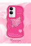 Vivo Y19 5G/19S 5G/Y19E Compatible Case with Sweet Pink Heart Motifs in Three Colors to Choose from