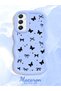 Samsung Galaxy A34 Compatible Thin Butterfly Bow Printed Soft Structure Daily Use Phone Case
