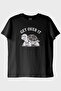 Get over It Turtle Printed Black T-Shirt