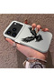 iPhone 17 Pro Max/18 Pro Max Compatible Hard Acrylic Back Silicone Edge Lens Protection Case - 3