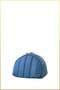 Women's Quilted Makeup Bag with Chain Accessories - Blue - 5