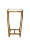 Affinity White Marble Accent Table - 4
