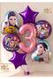 K-Pop Balloon Set 3Rd Birthday Balloon Set 7 Piece Demon Hunters Themed Balloon Set