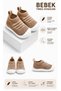 Baby - Child Flexible Orthopedic Soft Sole Stylish Brown First Step Sports Shoes - Sports Sneaker Knitwear and Knitting - 4